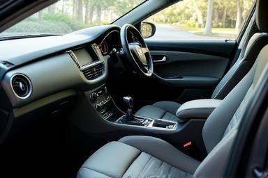 Clean car interior